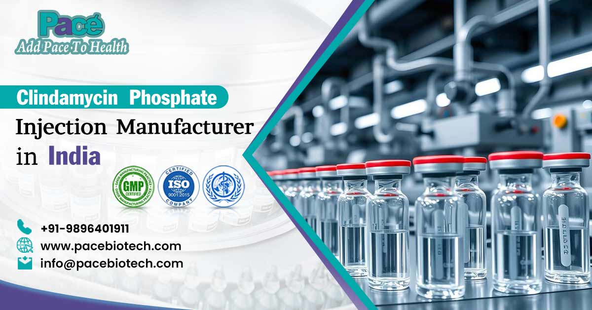 Innovative Clindamycin Phosphate Injection Manufacturers In India | Pacebiotech